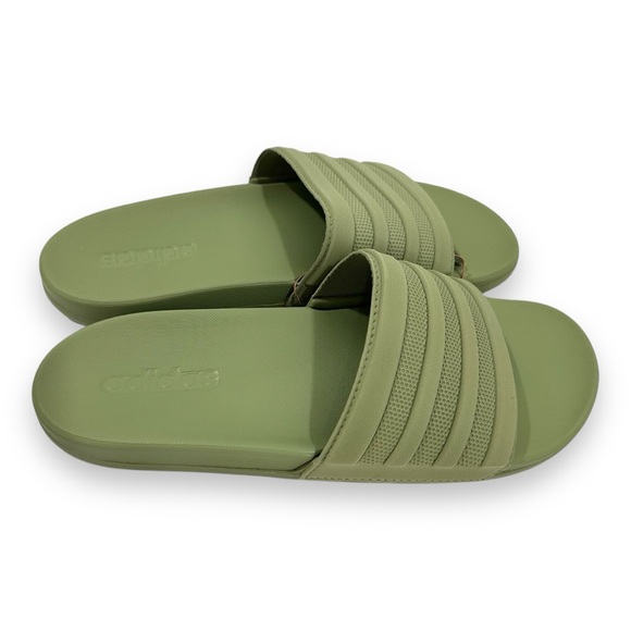 Adidas ADILETTE COMFORT SLIDES Color Tent green Size 10 men 11 wom new with box - Picture 6 of 8